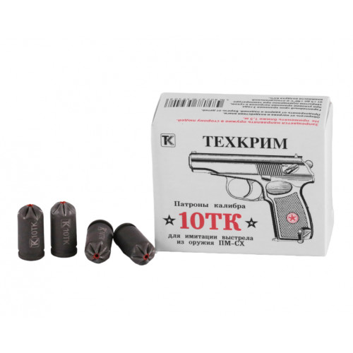 Патрон 10ТК Техкрим Maximum светозвуковой шумовой 1/20