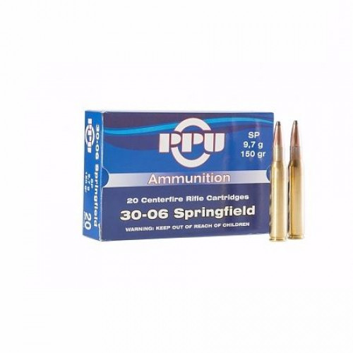 Патрон 30-06Sprg PPU SP 9,72г