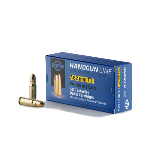 Патрон 7,62 Tokarev PPU FMJ 5,5г